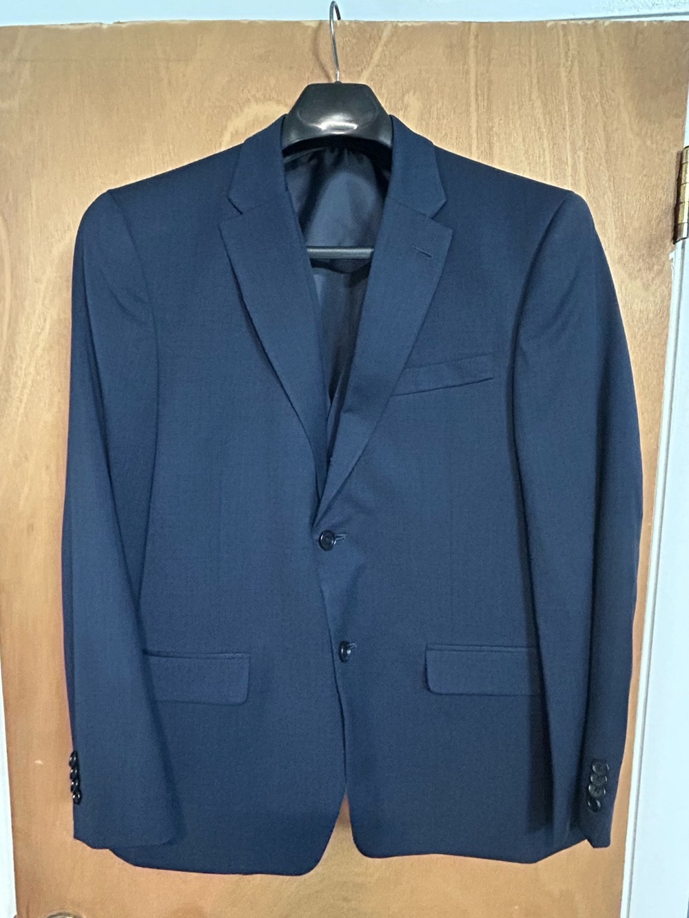 Full Set-Men's Tommy Hilfiger Navy Suit (Two-Button Blazer, Vest, and Slacks)